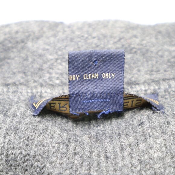 Vintage Herman Geist Size M Boiled Wool Jacket Gray Black - Picture 11 of 11